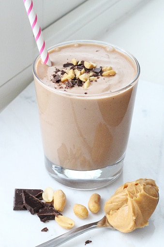 Chocolate Peanut Butter Smoothie